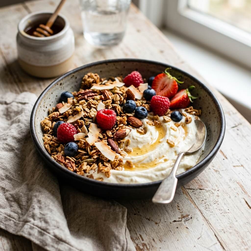 Iogurtes com Granola Crocante